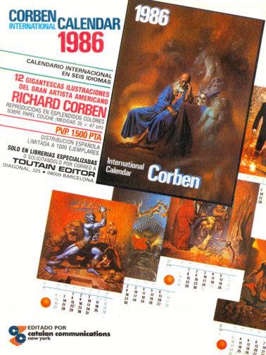 1986 Corben International Calendar